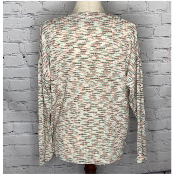 NEW CODEXMODE Women's Space Dye Long Sleeve Sweater Size Medium Multi Color - Picture 4 of 9